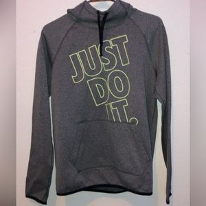 Grey Nike Dry Fit Hoodie